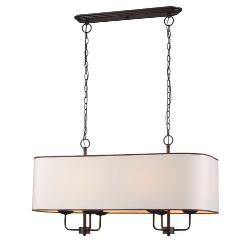 World Imports Lighting Colonial 6 Light Kitchen Island Pendant