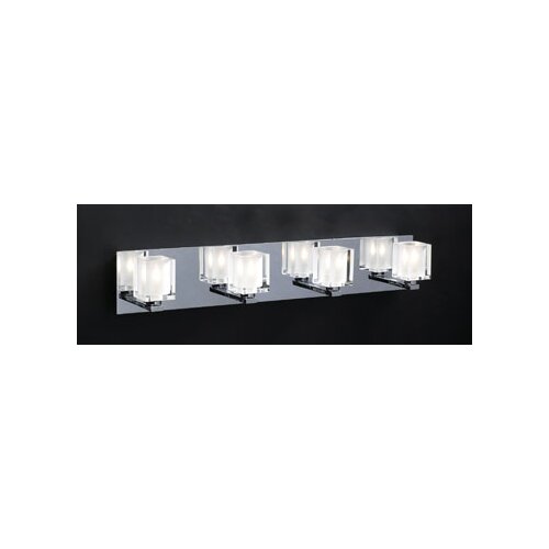 PLC Lighting Glacier 4 Light Vanity Light