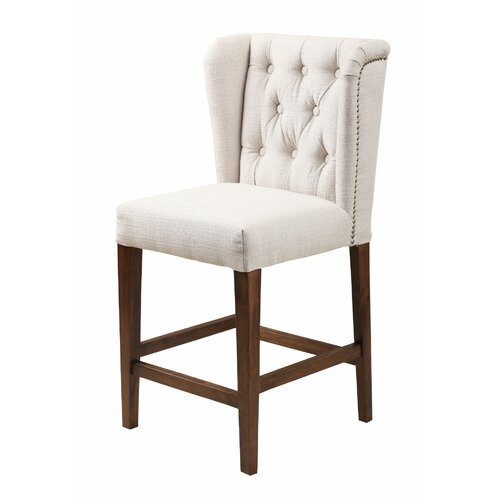 Abbyson Living Zariah 26 Bar Stool with Cushion