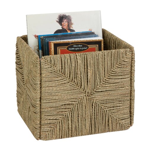 Honey Can Do Folding Seagrass Storage Basket