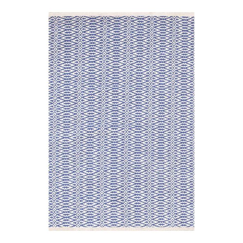 Dash and Albert Rugs Fair Isle Blue/Ivory Area Rug