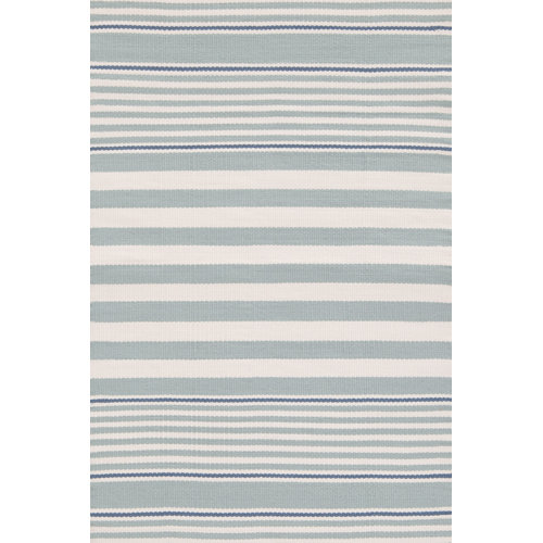 Rugby Stripe HandWoven Gray Indoor/Outdoor Area Rug Wayfair