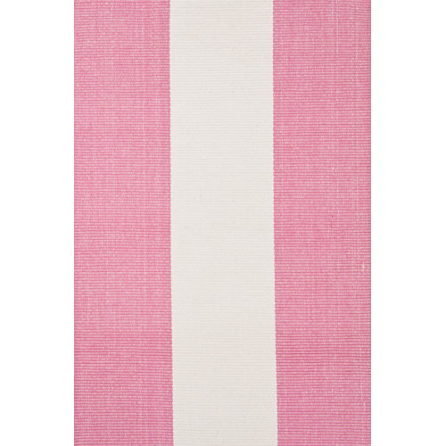 Dash and Albert Rugs Woven Pink Yacht Stripe Area Rug & Reviews Wayfair