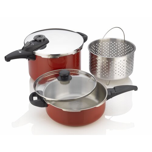 Cayenne Pressure Cooker 5 Piece Cookware Set