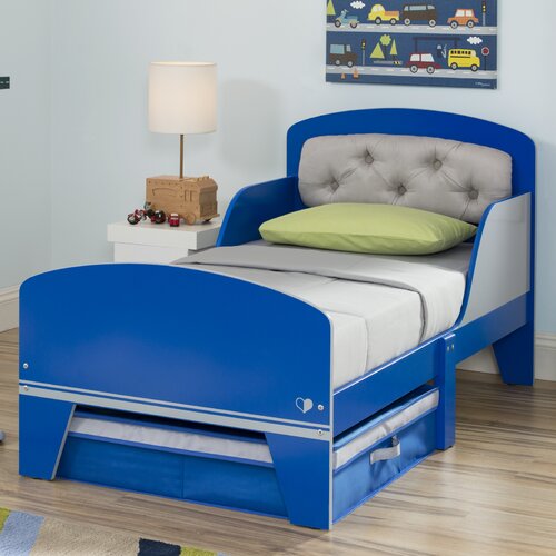 Jack and Jill Toddler Panel Bed with Under the Bed Storage by Delta