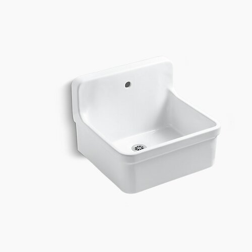 Gilford 24 x 22.13 Single Bracket Mounted Scrub Up/Plaster Sink with