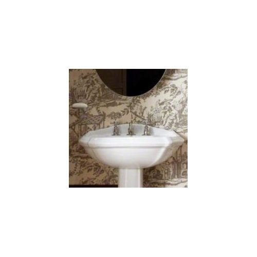 Kohler Portrait Pedestal Bathroom Sink Basin with 8" Widespread Faucet