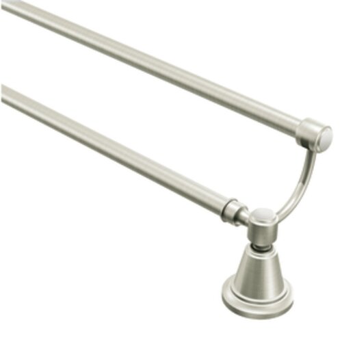 Moen Bradshaw 24 Wall Mounted Double Towel Bar