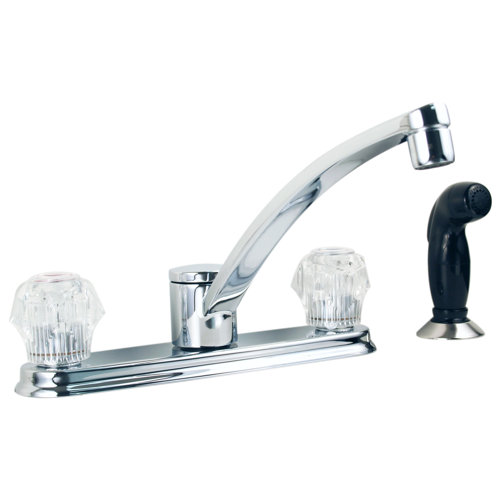 Moen Two Handle Centerset Touch Control Kitchen Faucet With Black