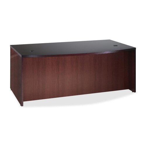 Lorell 88000 Fluted Edge Veneer Furniture , Mahogany