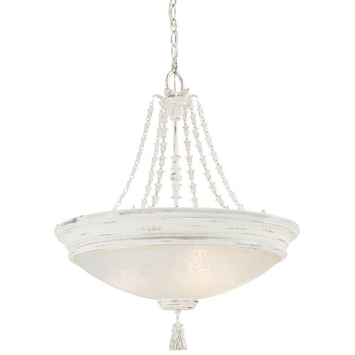 Accents Provence 4 Light Bowl Pendant by Minka Lavery