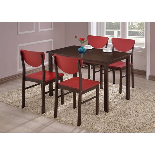 InRoom Designs 5 Piece Dining Set