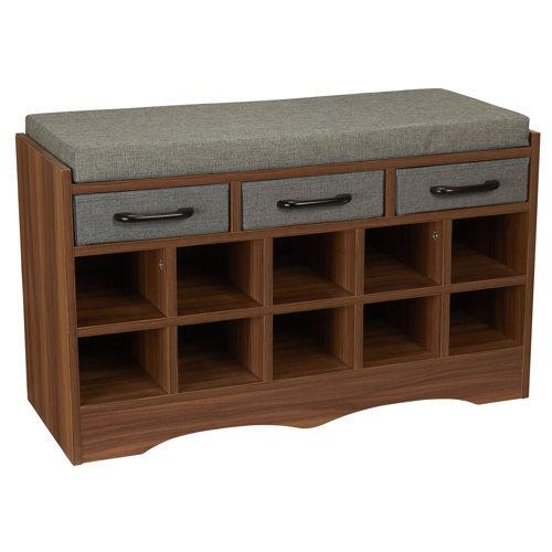 Household Essentials Entryway Shoe Storage Bench & Reviews ...