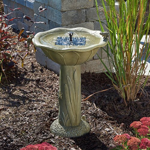 Smart Solar Acadia Solar Birdbath