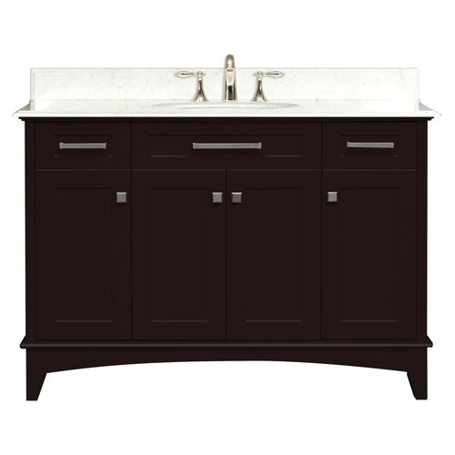 Manhattan 48 Single Standard Bathroom Vanity Set by Water Creation