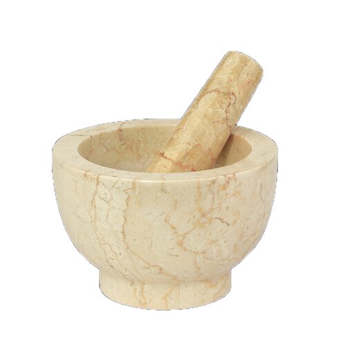 Cillo Champagne Mortar and Pestle Grinder by Frieling