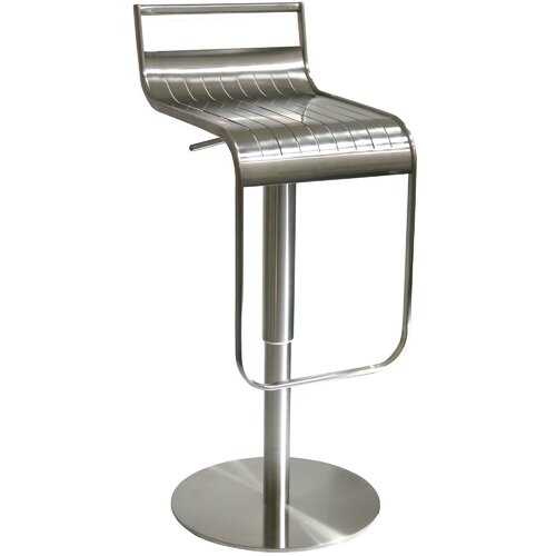 Wade Logan Karter Adjustable Height Swivel Bar Stool