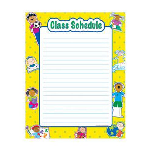 class timetable chart designs