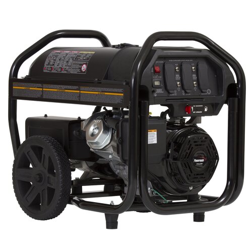 Portable 7,500 Watt Gasoline Generator with Recoil Start by Powermate