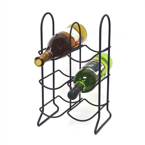 Spectrum Diversified Townhouse 6 Bottle Tabletop Wine Rack