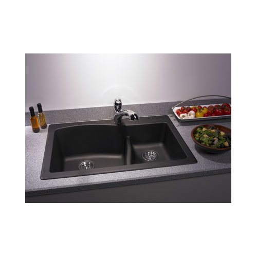 Swanstone Swanstone Classics 33" x 22" Large/Small Bowl Kitchen Sink