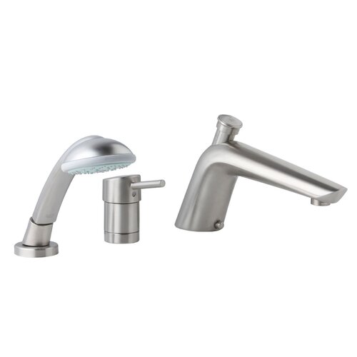 Essence Single Handle Wall Mount Roman Tub Faucet Trim