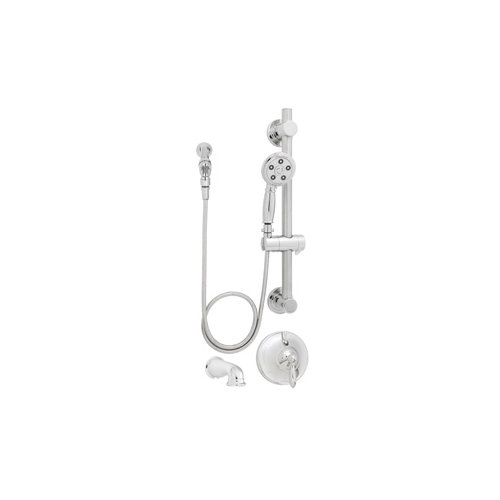 Alexandria ADA Handheld Shower Tub Combination with Grab Slide Bar Wayfair