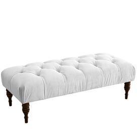 Velvet Upholstered Bedroom Bench