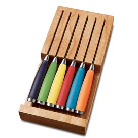 6 Piece Drawer Block Cutlery Set