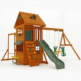 Ridgeview Deluxe Clubhouse Wooden Play Set