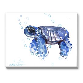 Tortoise Painting Print on Canvas