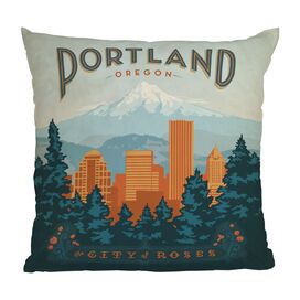 Anderson Design Group Portland Polyester Throw Pillow