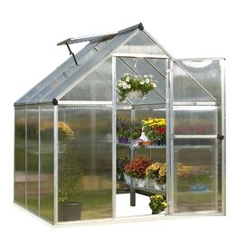 Nature Twin Wall 6 Ft. W x 6 Ft. D Polycarbonate Greenhouse