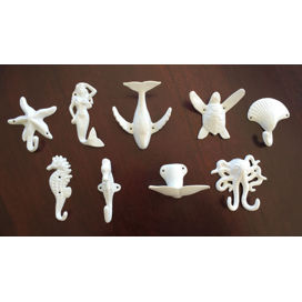 Maui 9 Piece Sea Life Hook Set (Set of 9)