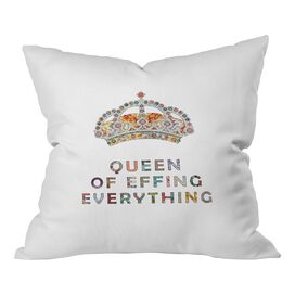 Bianca Green Her Daily Motivation Polyester Throw Pillow