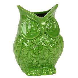 Ceramic Owl SM Gloss Amber