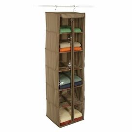 Cedar Storage 6 Shelf Inserts Hanging Organizer