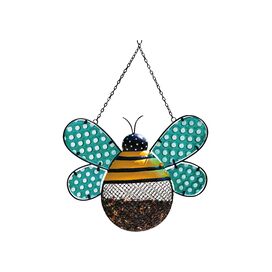 Dots and Blossoms Inspirational Bee Bird Feeder