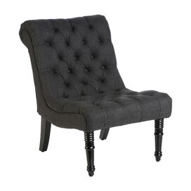 Bennington Scroll Back Tufted Upholstered Chair