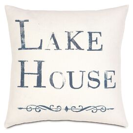 Nautical Lake House Down Throw Pillow