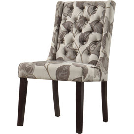 Leonora Tufted Back Parsons Chair (Set of 2)