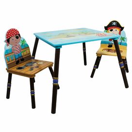 Fantasy Fields 3 Piece Kids Rectangle Table and Chair Set