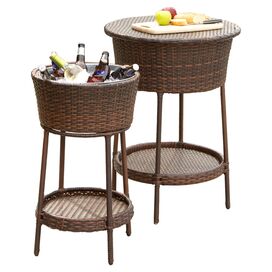 2 Piece Donavan Wicker Bucket Set