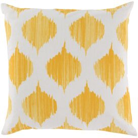 Exquisite in Ikat Cotton Throw Pillow