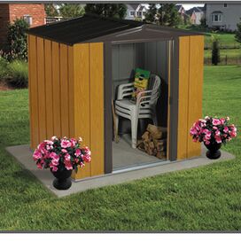 Woodlake 6 Ft. W x 5 Ft. D Steel Storage Shed