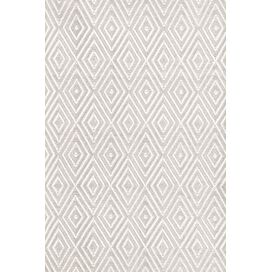 Diamond Platinum & White Indoor/Outdoor Area Rug