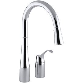 Simplice Two-Hole Kitchen Sink Faucet with 16-1/8