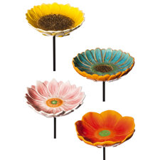 Plant and Flower Metal Garden Stakes | Wayfair