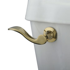 antique brass toilet tank lever