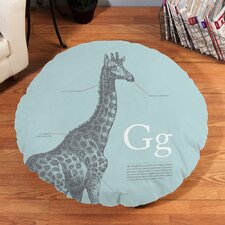 giraffe floor pillow